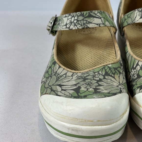 DANSKO Vegan Valerie Shoe Women's Size 11.5US 42EU Green Mary Jane Floral Clog - Picture 7 of 14
